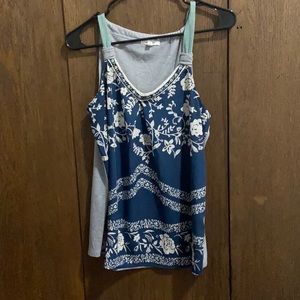 Maurices Tank Top Floral Design